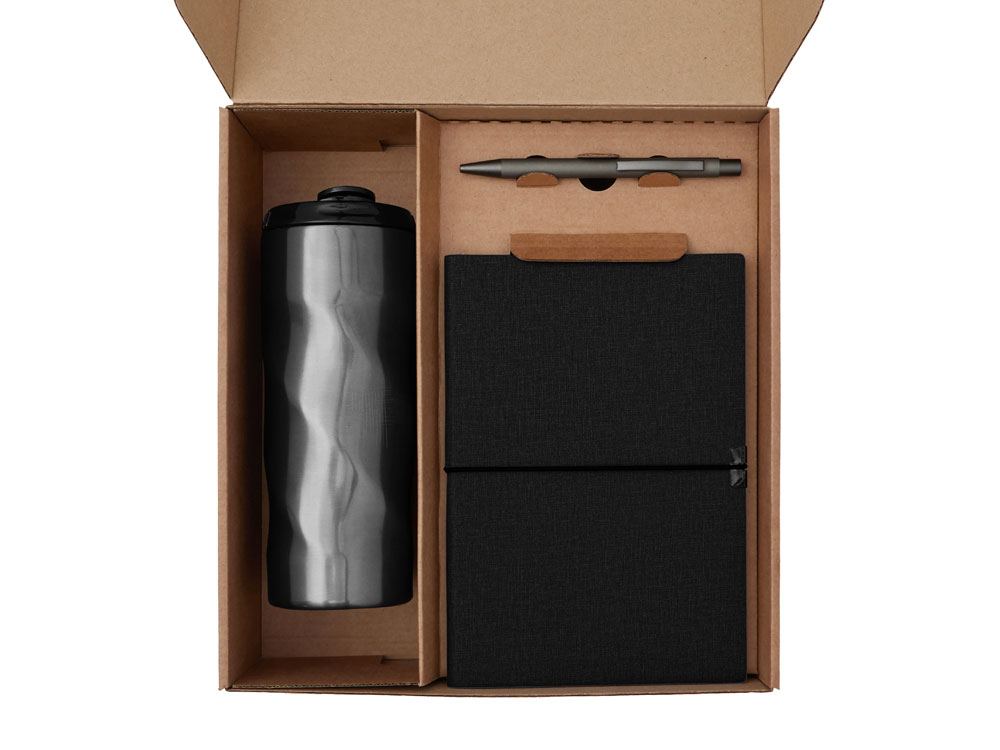 Набор «Firm» с блокнотом, ручкой и термокружкой фото 2 Набор «Firm» с блокнотом, ручкой и термокружкой фото 2