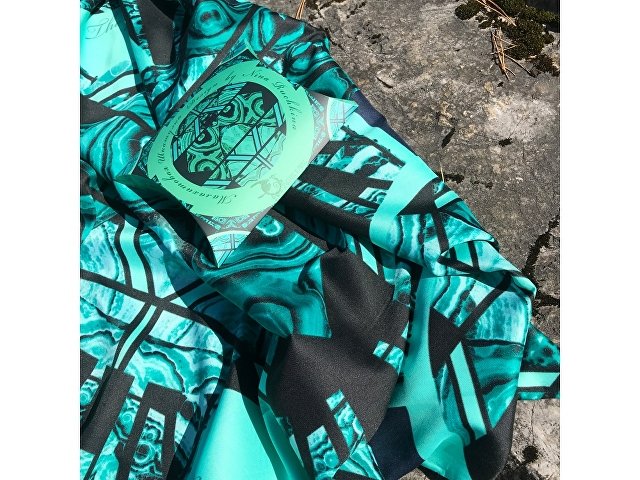 Платок «Малахитовая шкатулка» thumbnail