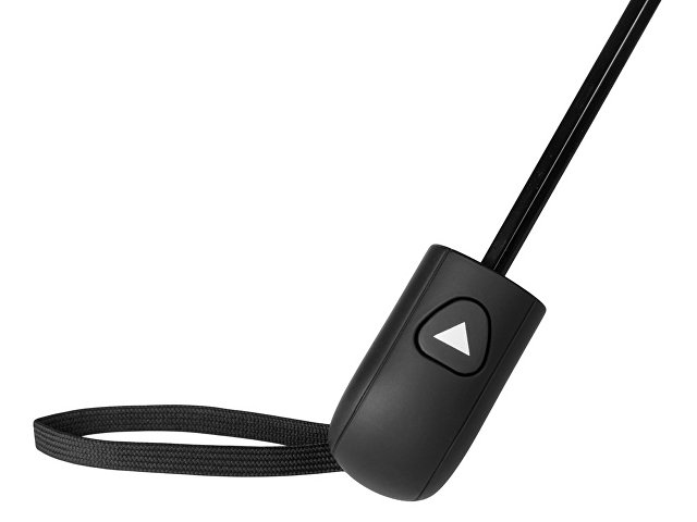 Зонт-полуавтомат складной «Roof» с куполом из переработанного пластика thumbnail