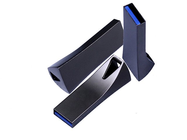 USB 2.0- флешка на 16 Гб компактная с мини чипом и отверстием thumbnail