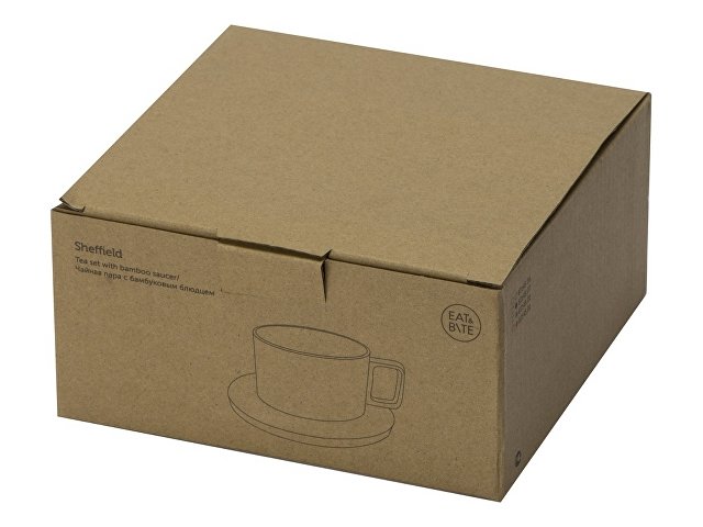 Чайная пара с бамбуковым блюдцем «Sheffield» thumbnail