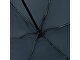 Зонт складной женский TORBER, механика, 5 сложений, синий, каркас алюминий, эпонж, пластиковая ручка, диаметр 91 см