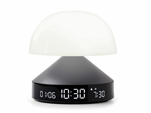 Светильник с часами и световым будильником Mina Sunrise