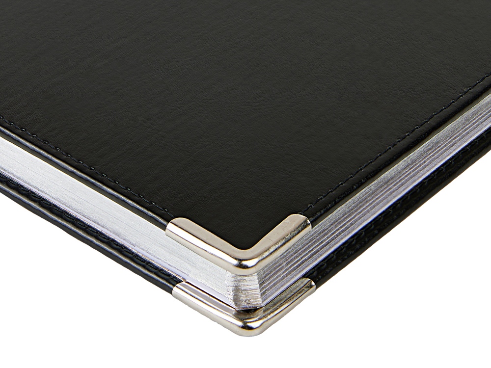 Ежедневник недатированный А5 «Sidney Nebraska» с золотым срезом и уголками фото 2 Ежедневник недатированный А5 «Sidney Nebraska» с золотым срезом и уголками фото 2