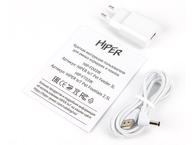 Умная Wi-Fi кормушка «IoT Pet Feeder», 3000 мл thumbnail