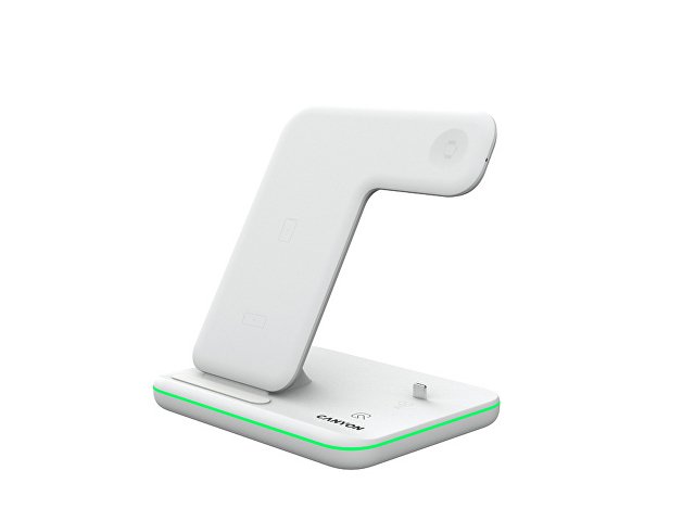 Беспроводное зарядное устройство для гаджетов "3-в-1" с технологией QI «WS-302» thumbnail