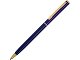 Ручка шариковая "Жако" с серебристой подложкой, темно-синий