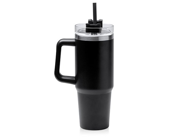 Термокружка «Крэнстон» с трубочкой и поворотной крышкой, 850 мл