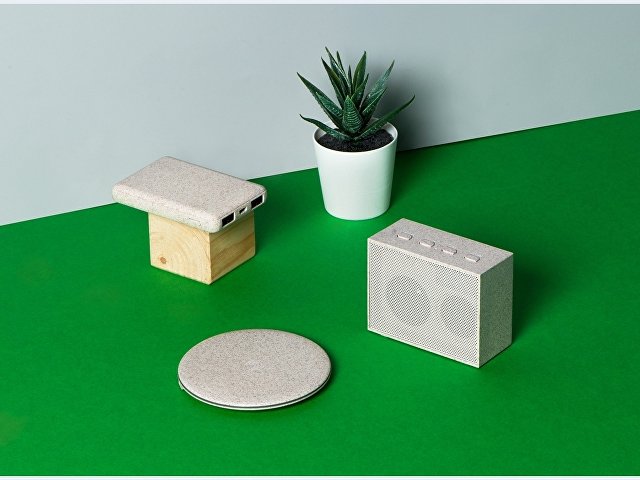 Внешний аккумулятор «Wheatty» из пшеничной соломы, 5000 mAh thumbnail