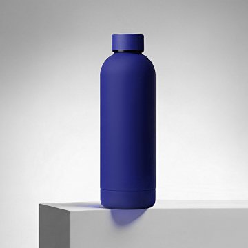 Вакуумная термобутылка с медной изоляцией «Cask», soft-touch, 500 мл