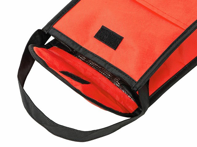 Сумка-холодильник Reviver на липучке из нетканого переработанного материала RPET thumbnail