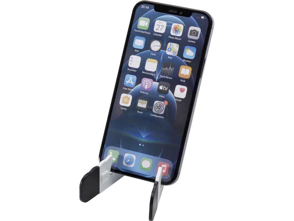 Подставка для телефона и планшета «Buna» из переработанного пластика Подставка для телефона и планшета «Buna» из переработанного пластика