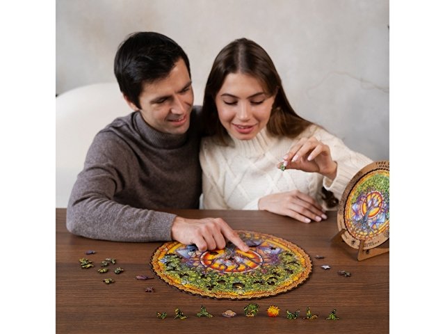 Деревянный пазл мандала «Дерево жизни» thumbnail