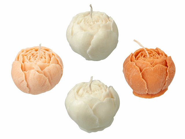 Набор свечей на подставке «Пионы» thumbnail