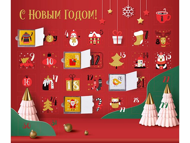 Шоколадный адвент-календарь «Festive» thumbnail