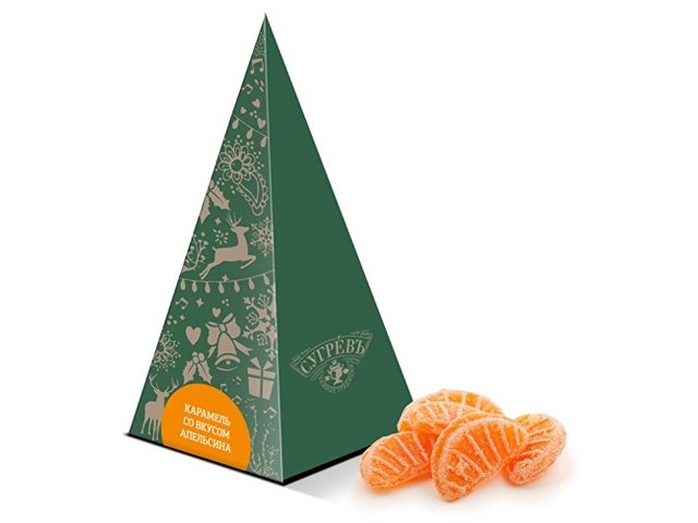 Карамель леденцовая со вкусом апельсина в подарочной упаковке thumbnail