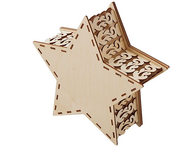 Шкатулка из фанеры в виде звезды «Asteris» thumbnail