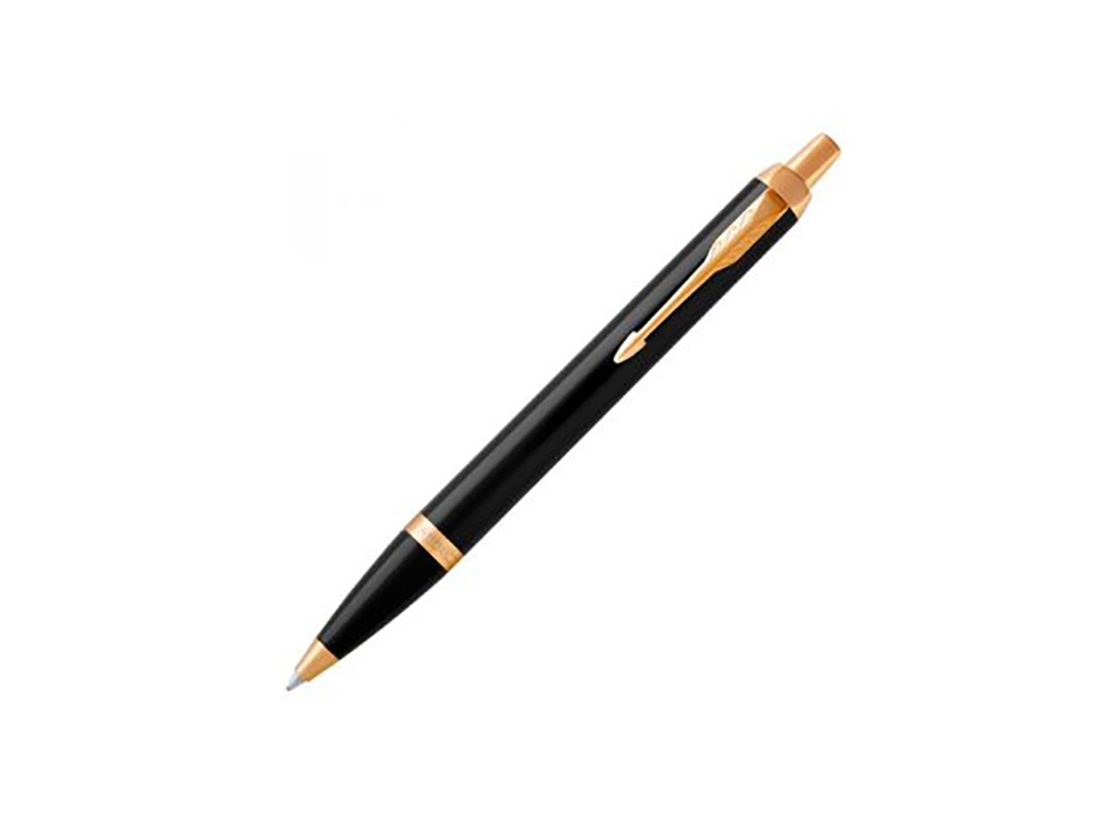 Шариковая ручка Parker (Паркер) IM Core Black GT, черный/золотистый