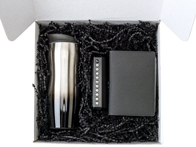 Подарочный набор  «Vice» с термокружкой, парковочной визиткой и обложкой для документов thumbnail