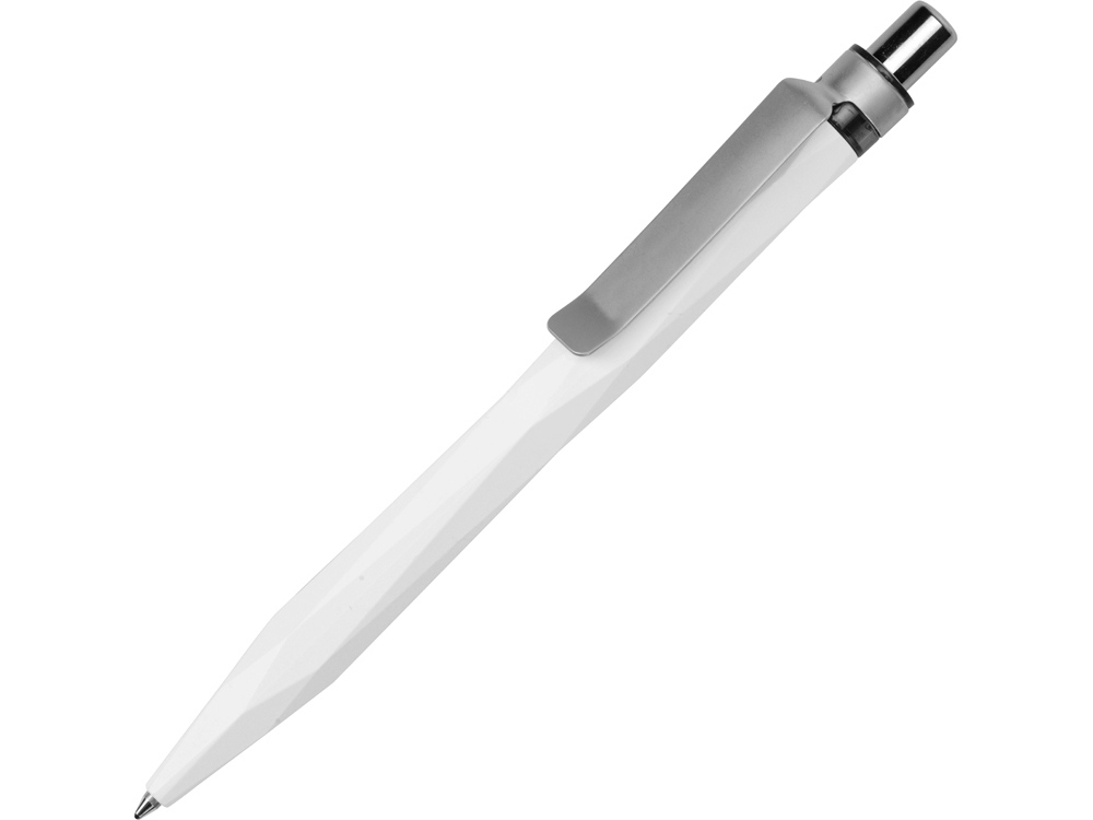Ручка пластиковая c минералами шариковая Prodir QS20 PQS-C Stone, белый