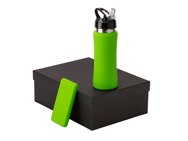 Подарочный набор «COLOR IT» с бутылкой для воды и повербанком 