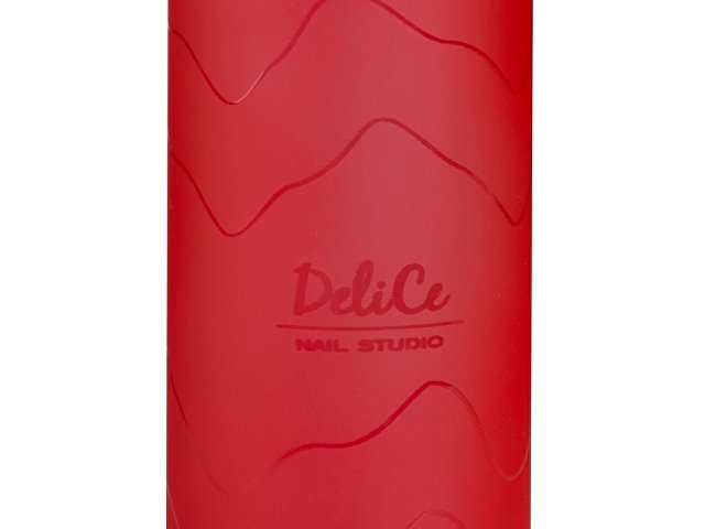 Стеклянная бутылка с бамбуковой крышкой «Foggy»,  с УФ-печатью