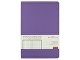 Ежедневник А5 недатированный «Megapolis Velvet Flex», светло-фиолетовый (Р)