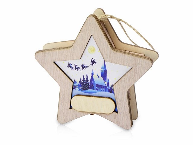 Новогодняя подвеска с подсветкой «Звезда» thumbnail