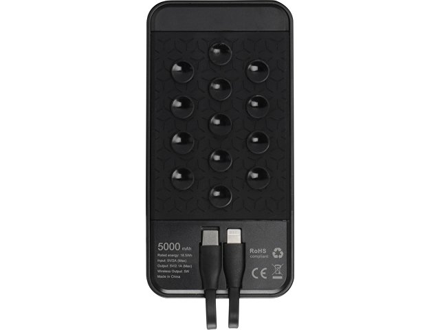 Портативное беспроводное зарядное устройство «Octopus Air», 5000 mAh thumbnail