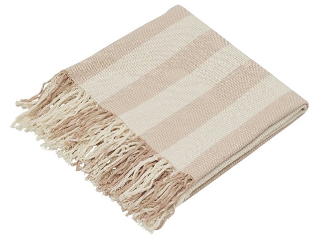 Плед «Reglet» из хлопка с бахромой thumbnail