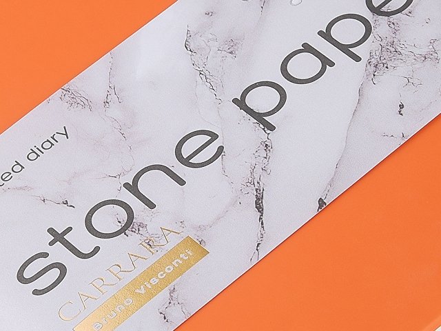 Ежедневник с каменной бумагой недатированный А5 «Carrara» thumbnail