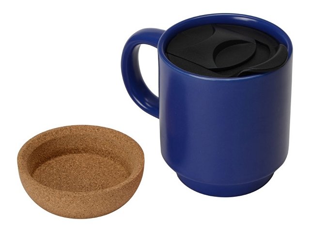 Кружка с пробковым дном и крышкой «Denpasar» thumbnail