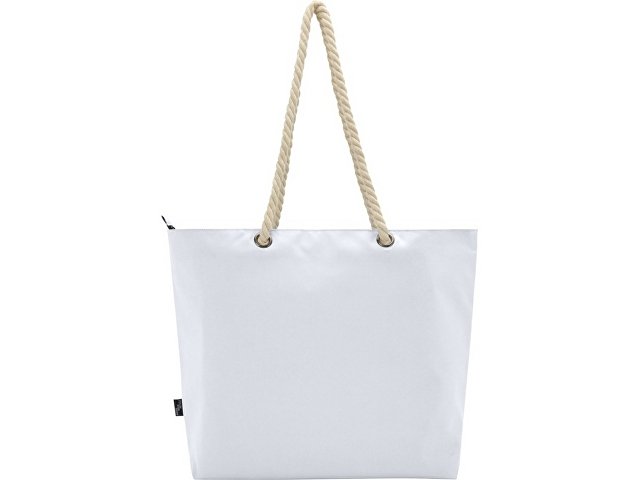 Пляжная сумка-холодильник Panama GRS из переработанных материалов с ручками-шнурками thumbnail