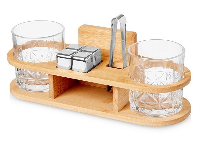 Набор для виски на бамбуковой подставке «Boulevardier» thumbnail