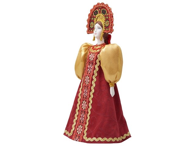 Подарочный набор: кукла фарфоровая, мёд с гецким орехом thumbnail