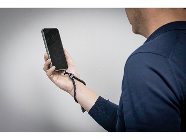 Ремешок-держатель для телефона с зарядным кабелем USB-C - USB-C «Lany Wristband Charge Eco» thumbnail