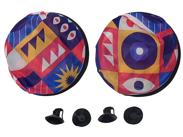 Комплект из 2-х автомобильных солнцезащитных экранов с возможностью полноцветной печати thumbnail