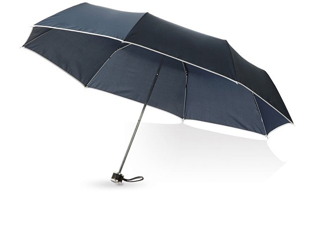 Зонт складной "Линц", механический 21", темно-синий