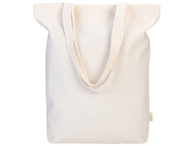 Сумка Fixy из переработанного хлопка 220 г/м2 с фиксирующей лентой thumbnail