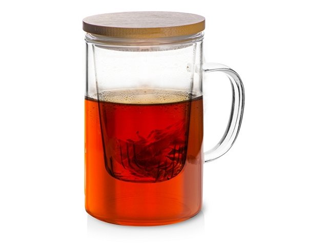 Стеклянная кружка с заварочной емкостью «Milfoil» thumbnail