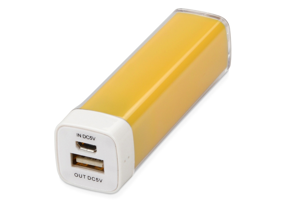 Портативное зарядное устройство Ангра, 2200 mAh, желтый