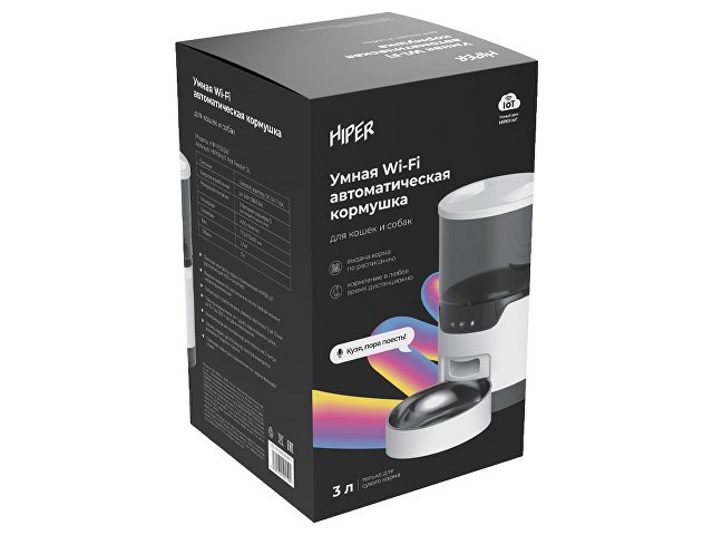 Умная Wi-Fi кормушка «IoT Pet Feeder», 3000 мл thumbnail