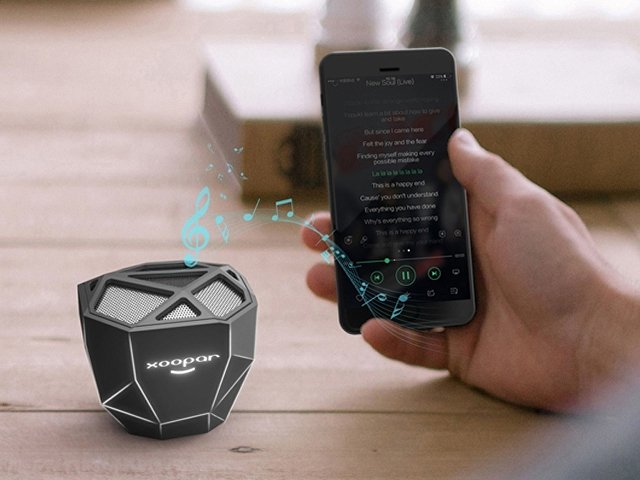 Портативная колонка «Geo», 5 цветов подсветки thumbnail