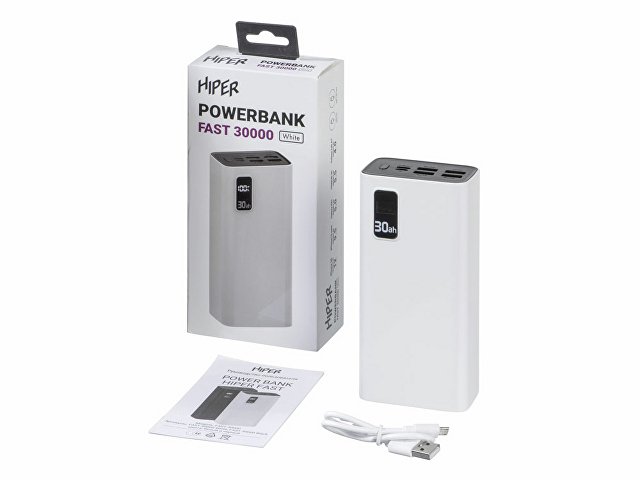 Портативный внешний аккумулятор «FAST», 30000 mAh thumbnail