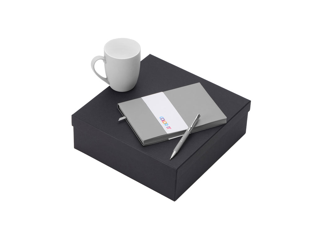 Подарочный набор «COLOR IT» с блокнотом, металлической ручкой и кружкой