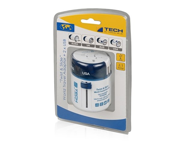 Адаптер с 2-мя USB-портами Twist & Slide thumbnail