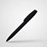 Шариковая ручка "Coral Gum " с прорезиненным soft-touch корпусом и клипом., черный