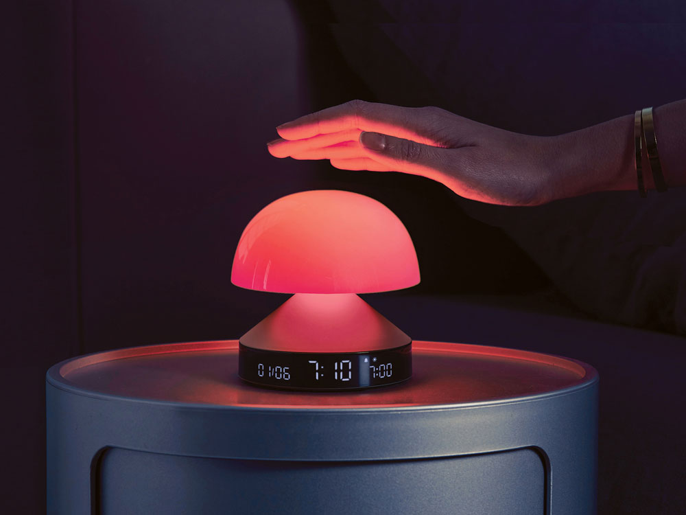 Светильник с часами и световым будильником Mina Sunrise фото 14 Светильник с часами и световым будильником Mina Sunrise фото 14