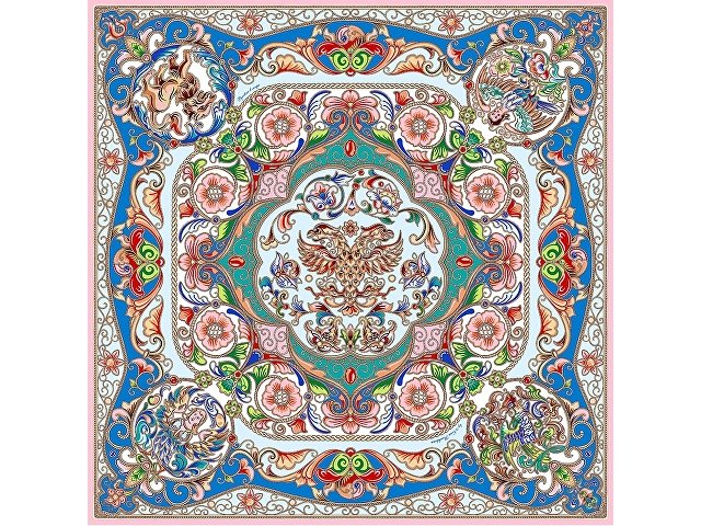 Платок «Шедевры русских эмальеров»
