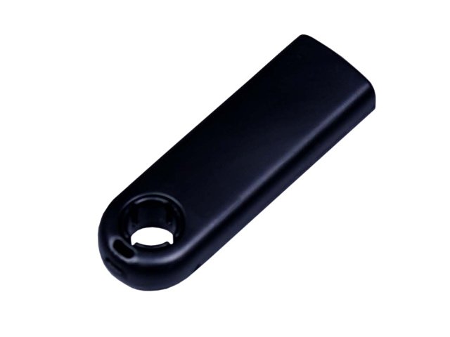 USB 3.0- флешка промо на 64 Гб прямоугольной формы, выдвижной механизм — фото 2